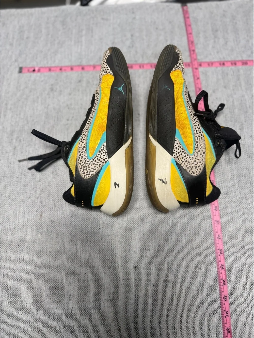 Jordan Why Not? Zer0.1 Yellow & Black Basketball Sneakers